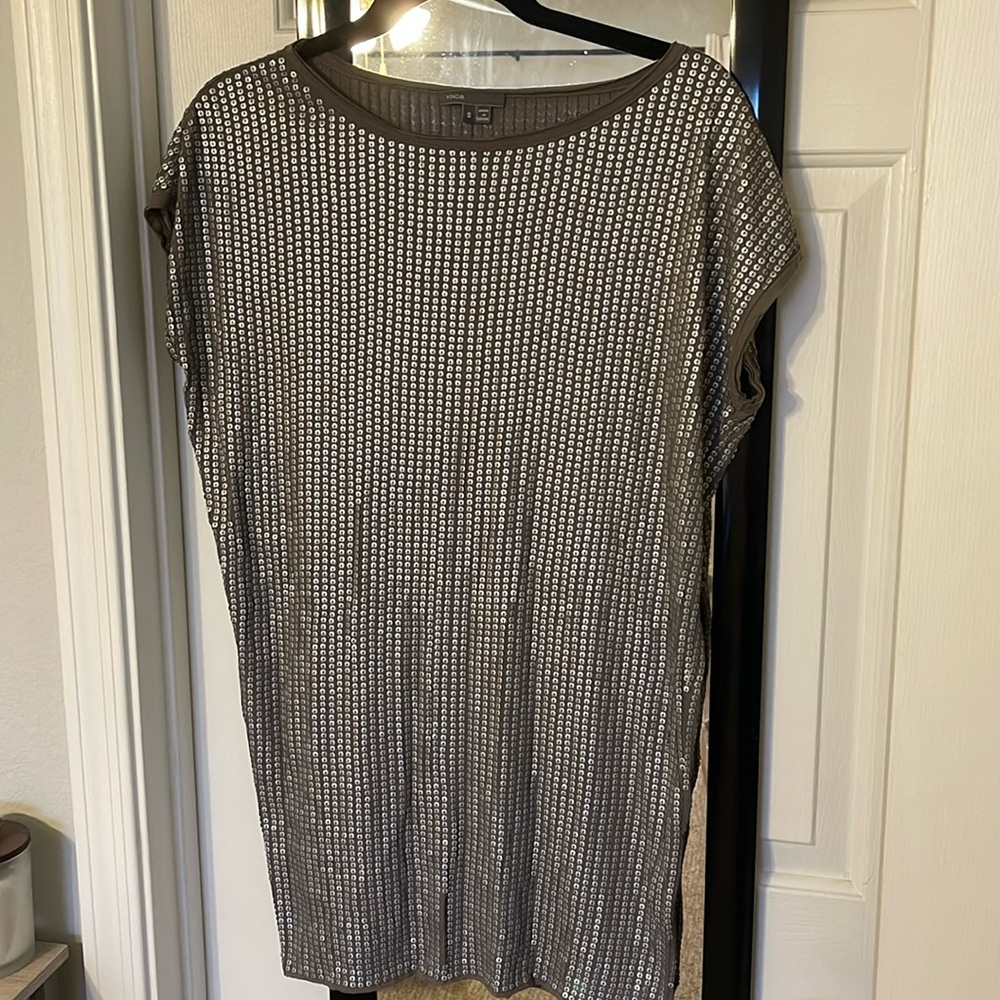 NWOT VINCE Sequin Tunic Top ~ Small